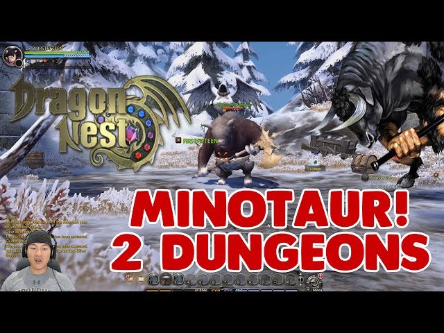 GAME PLAY - Dragon Nest - Searching for the Minotaur (2 Dungeons)!