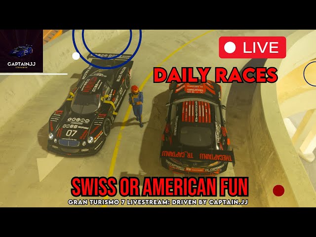Gran Turismo 7: Only look at the dailies Swiss or US - Live Gameplay Stream