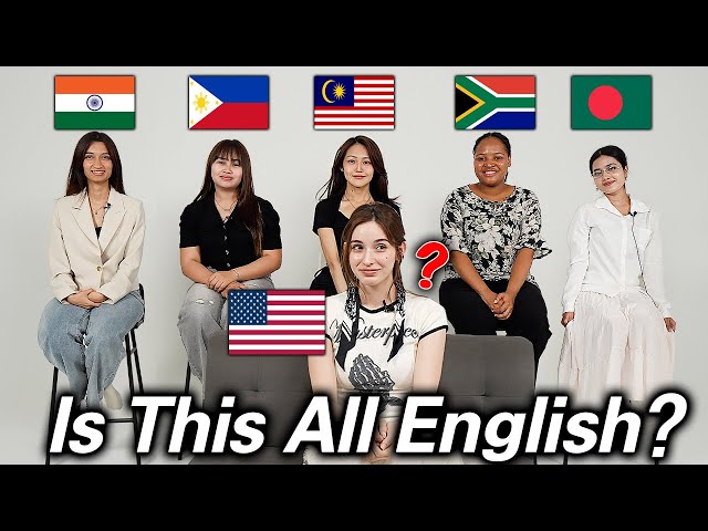 Guess Nationality of English Speaking Countries By Accent!!