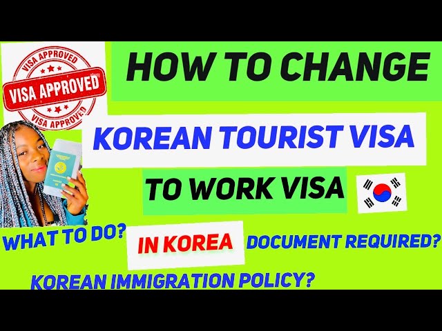 South Korean Visit Visa to Work Visa in 2024 / how to apply for Korean visa
