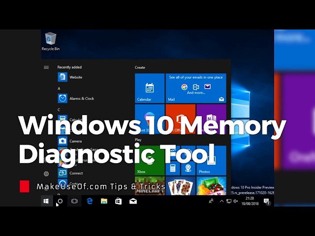 How to Check Your PC RAM With Windows 10 Memory Diagnostic Tool