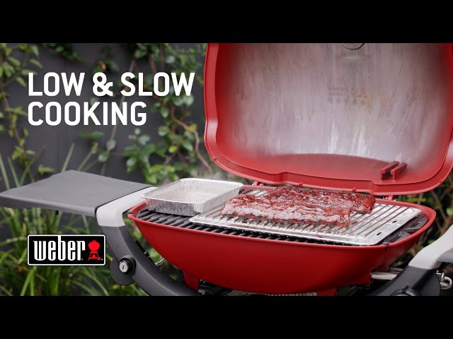 Low and slow cooking on your Weber Q Plus