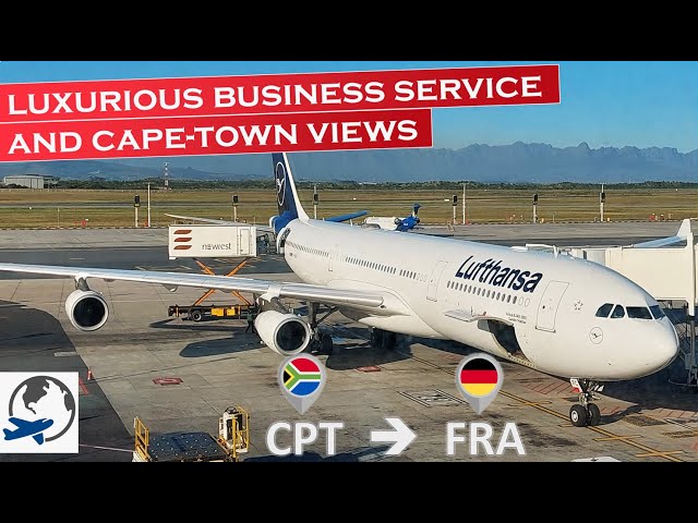 Lufthansa Business Class on Airbus A340-300 with scenic Cape Town views | Trip report