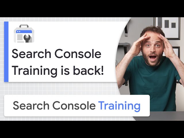 Search Console Training is back for another season!