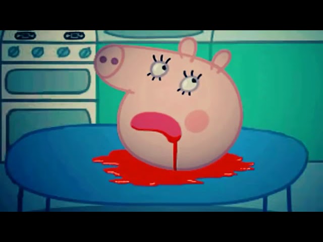 SCARY VIDEO OF PEPPA PIG . DON'T WATCH THIS VIDEO IF YOUR NOT A KID