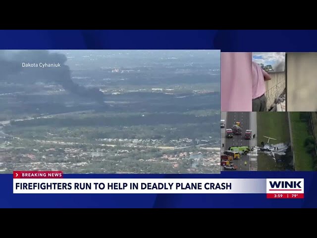 Fire department responding to I-75 plane crash