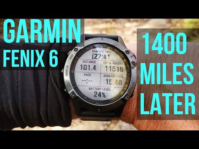 Garmin Fenix 6 - 1400 Miles Later - Is it still worth it?