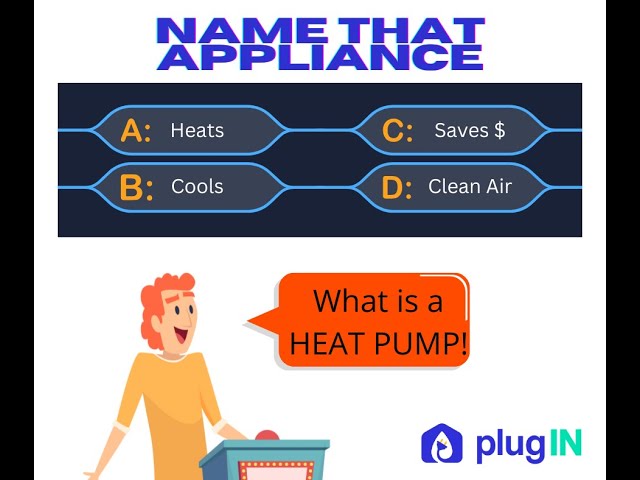 plugIN to electrify your home's heating, cooling or hot water system with a heat pump
