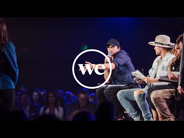Entrepreneur Pitches His Social Spotify Alternative to Ashton Kutcher | Creator Awards | WeWork