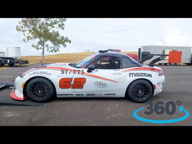 Fully Built ST/TT5 Miata Race Car | Harris Hill Raceway | VR360
