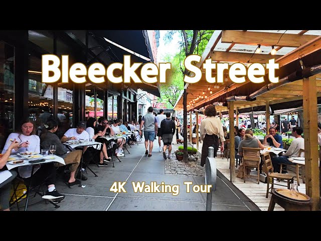Bleecker Street in the West Village NYC | 4K Walking Tour