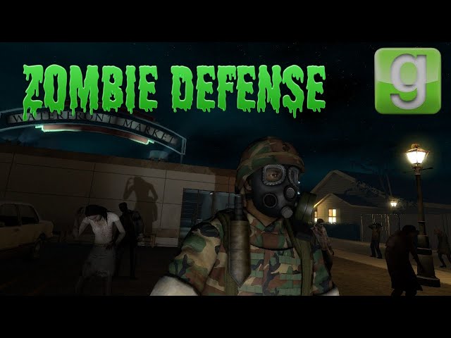 Zombie Market Defense Left4Dead Zombies VS Sentry's Military  SNPC Garry's Mod