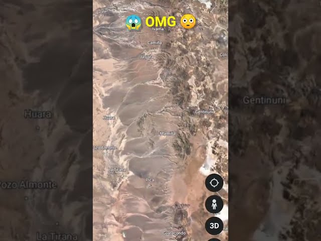 Google Earth 🌎 Alien 👽 Structure In Desert 🏜️#shorts