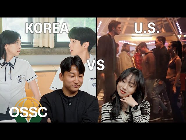Koreans React To Popular Teen Series In Korea VS U.S. | 𝙊𝙎𝙎𝘾