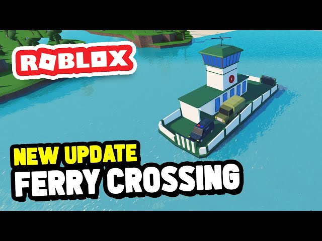 New FERRY UPDATE in Roblox My Prison