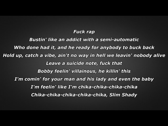 Logic - Homicide (feat. Eminem) (Lyrics)
