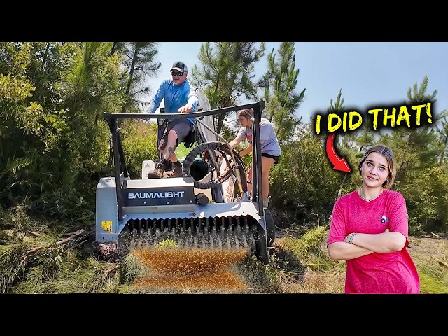 She almost destroyed my skid steer! We  had to call for help!