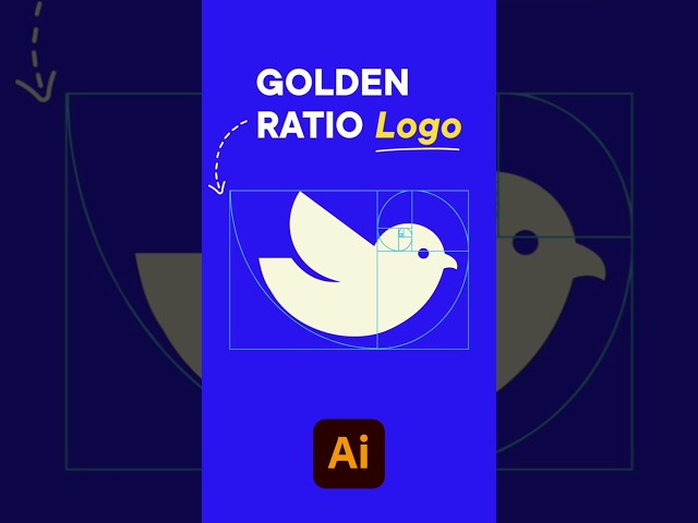 Create logo with golden ratio #shorts