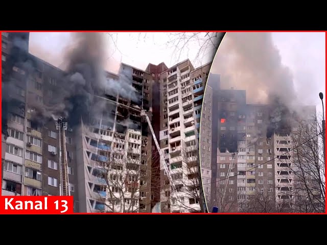 Russian Tu-95MS bombers struck residential buildings in Kyiv
