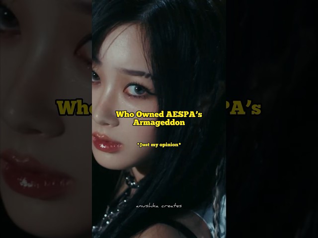 Who Owned AESPA’s Armageddon? #aespa #kpop #music #rap #dance #reaction #review #trending #fyp #sm