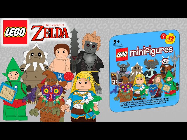 LEGO Zelda Custom Minifigure series! 16 figures from across the games