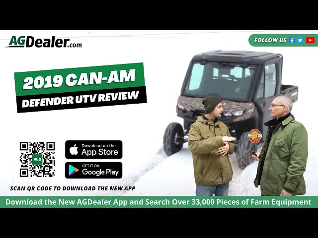 2019 Can Am Defender UTV Review - AGDealer