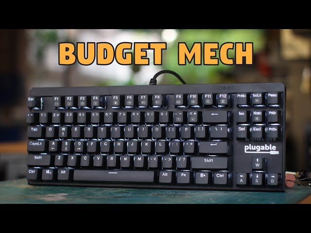 Plugable Compact 87-Key Mechanical Keyboard - Unboxing & Review