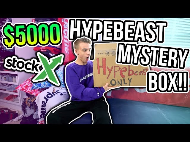 Unboxing a $5000 Hypebeast Mystery Box from STOCK X?!