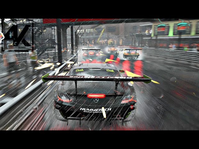 Intense Thunderstorm Mercedes SLS AMG GT3 Race | Project Car Gameplay | Ultra Graphics
