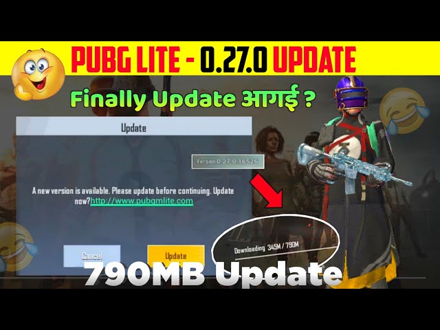 😍790MB Update | Pubg Lite New Update 0.27.0 | Pubg Lite Beta Version Update | Pubg lite update today