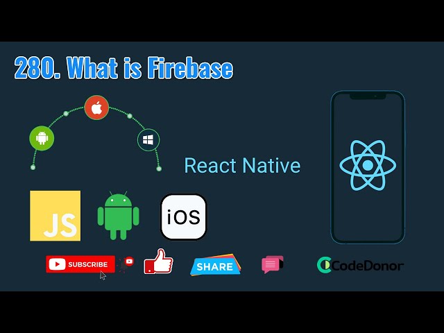 280. What is Firebase | The Complete React Native Course