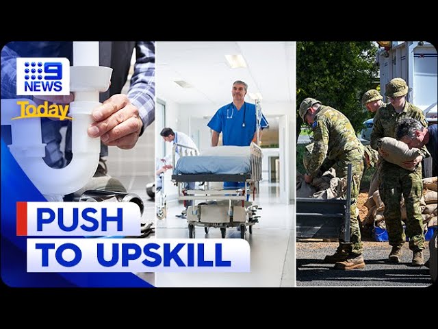 Australia in midst of chronic skill shortage | 9 News Australia