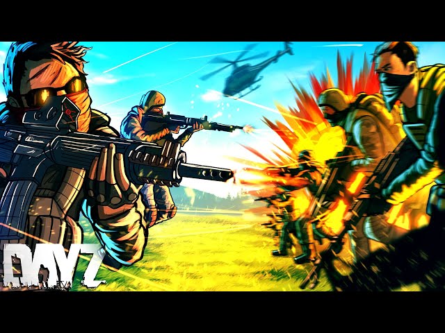 FIGHTING CLANS & BUILDING OUR OWN BUNKER BASE IN DAYZ