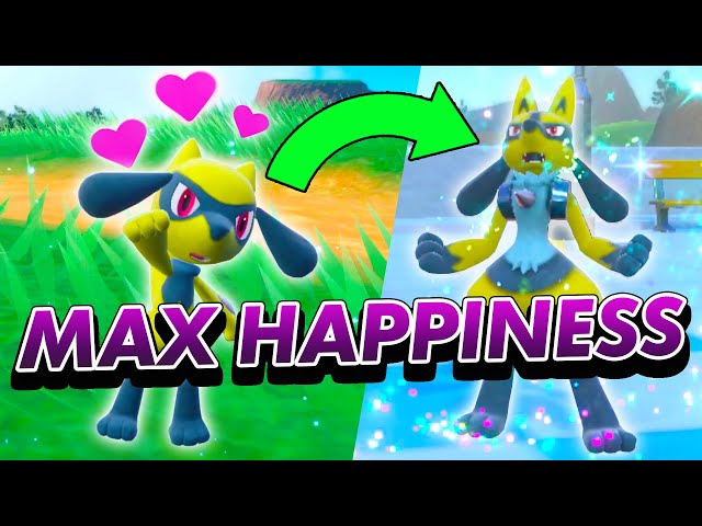 How to get Max Happiness FAST in Pokemon Scarlet and Violet