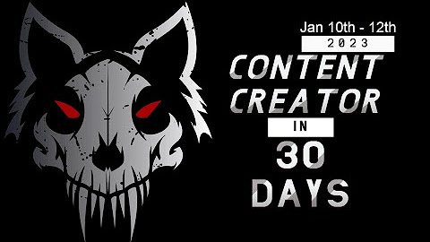 30 Day Content Challenge