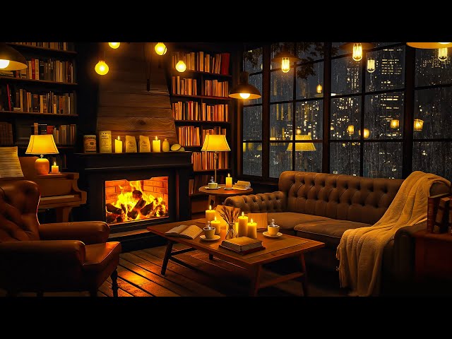 Cozy Coffee Shop Ambience & Relaxing Jazz Instrumental Music ☕ Smooth Piano Jazz Music for Studying