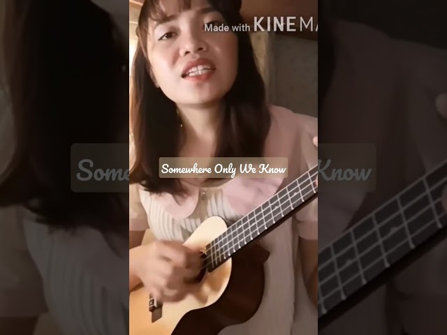 Somewhere Only We Know | Ukulele Cover + Play-Along