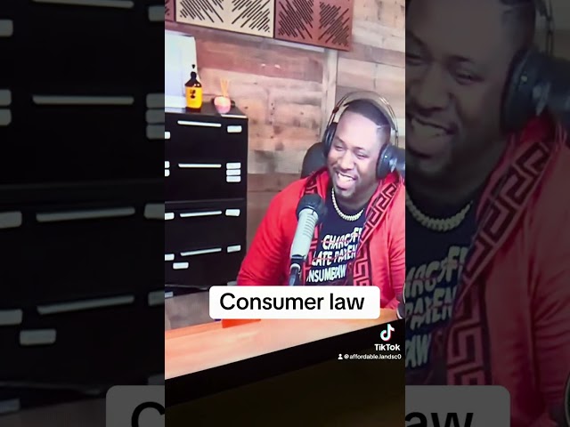 Bro is breaking down consumer law