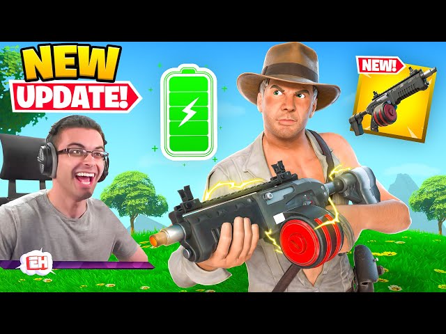 Nick Eh 30 reacts to Indiana Jones in Fortnite!