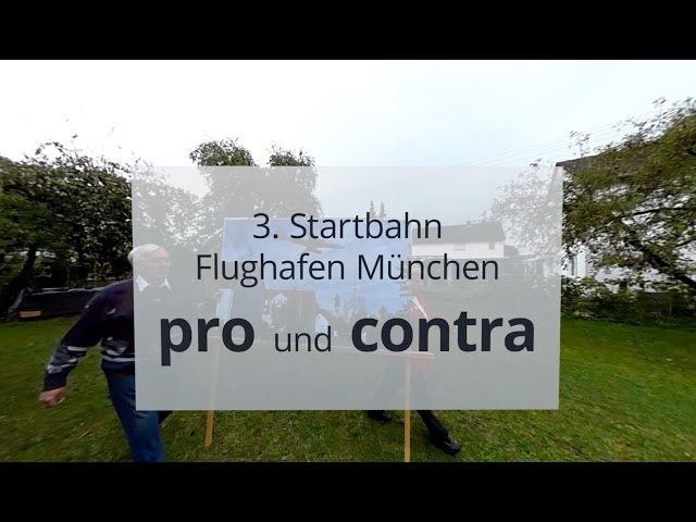 3. Startbahn am Flughafen München: Pro & contra in 360 Grad | BR24