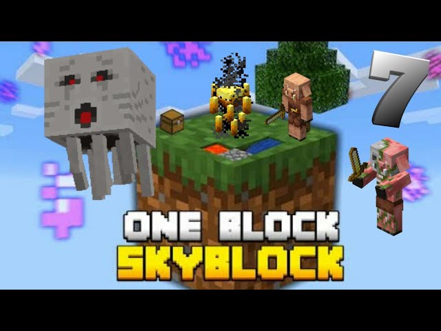 Nather biom one block skyblock Minecraft PE| Devesh Gamez
