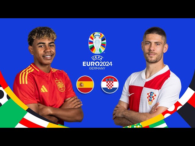 UEFA EURO 2024 - Spain vs Croatia 4K