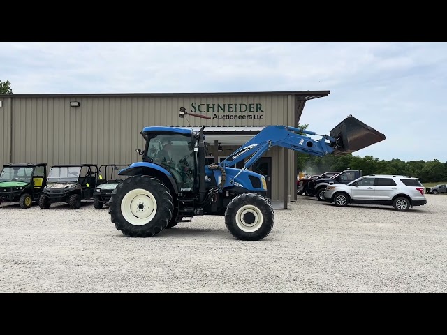 New Holland TS115A tractor w loader