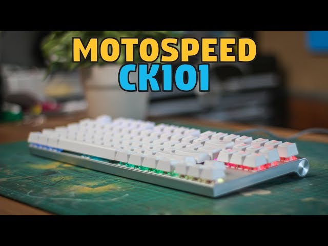 Motospeed CK101 Mechanical Keyboard - Unboxing & Review