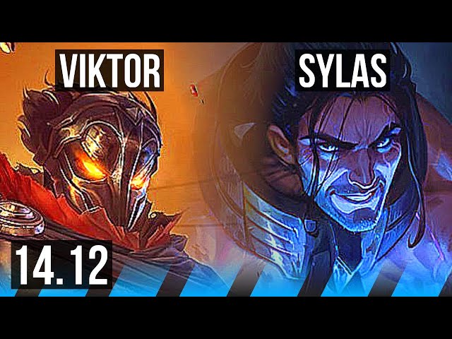 VIKTOR vs SYLAS (MID) | 1100+ games, 8/3/7 | VN Grandmaster | 14.12