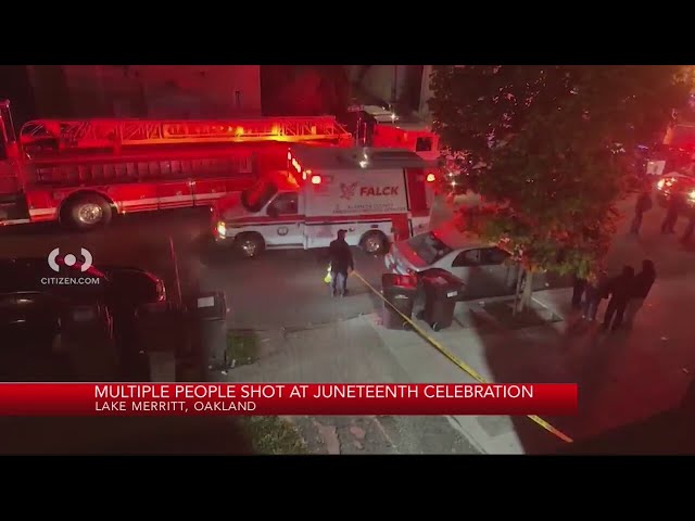 Multiple people shot at Lake Merritt Juneteenth celebration in Oakland