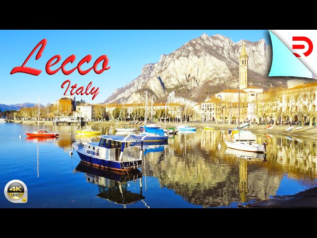 Lecco - Italy | Exploring Lecco | From the Station to The Lake | 4K - [UHD]