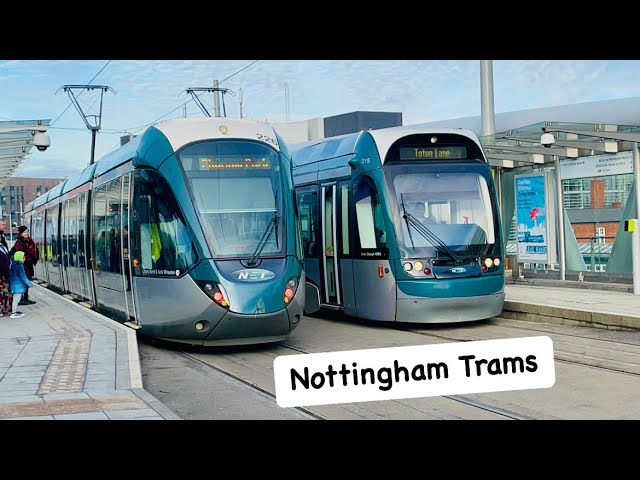 Nottingham Trams On 23th January 2023