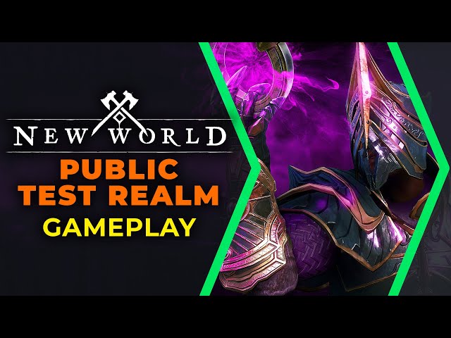 New World Public Test Realm Gameplay