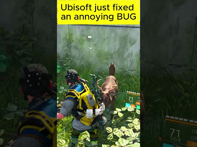Ubisoft just fixed an annoying bug #thedivision2 #bug